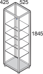 Standglasvitrine BV52-42