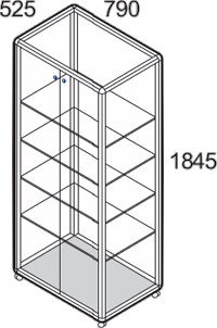 Standglasvitrine BV99-52