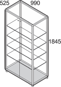 Standglasvitrine BV79-52