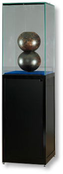 Glasvitrine  1800 S mit Glastuer ausnehmbar