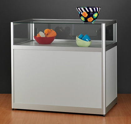 92100086-1000-O-Tech Glasvitrine Tischvitrine